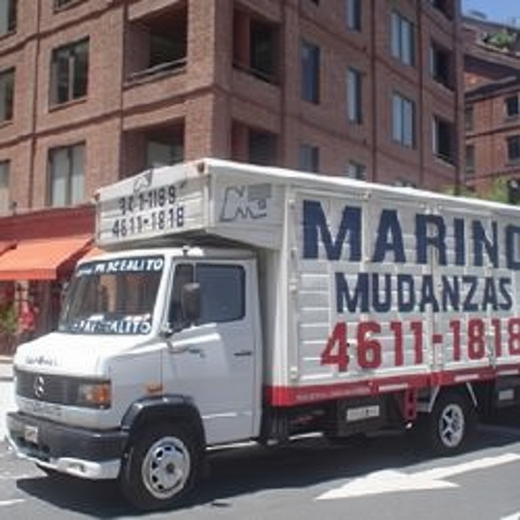 Camión de Marino Mudanzas en CABA - Servicio de flete y embalaje profesional